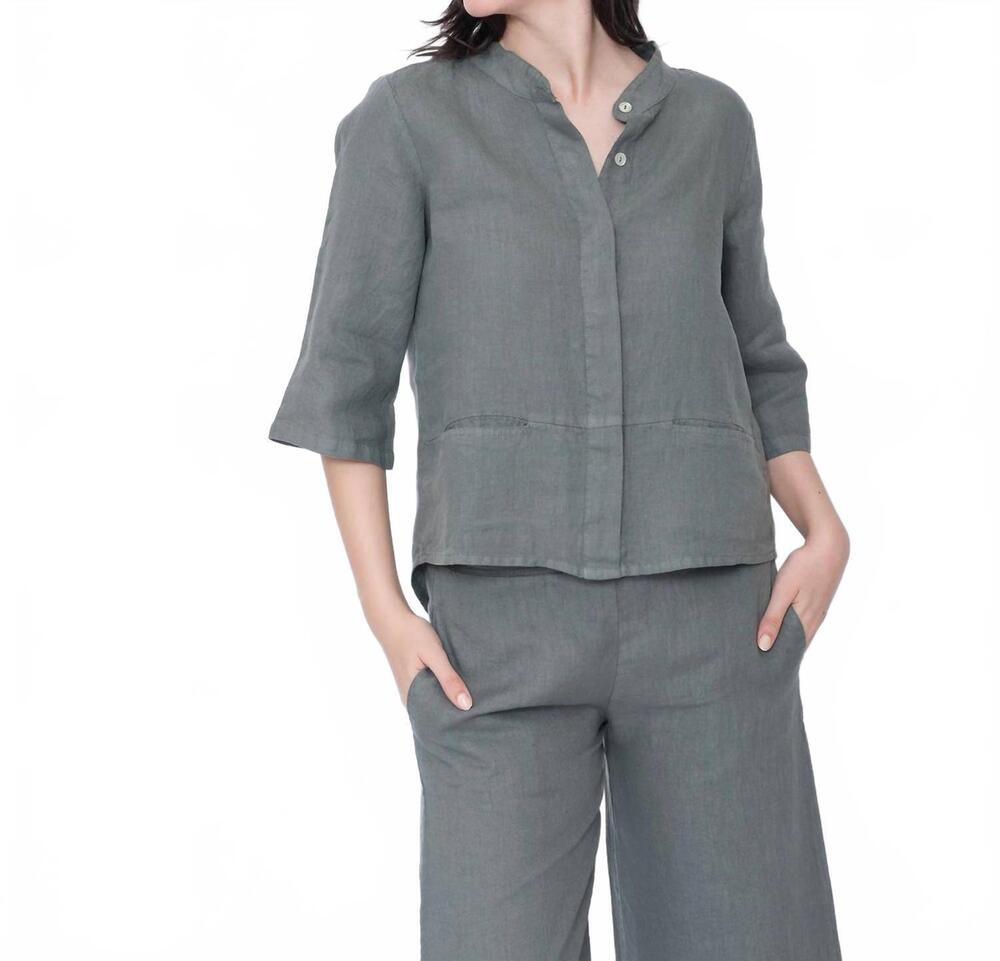 NEW BLUEBERRY heritage shirt in slate